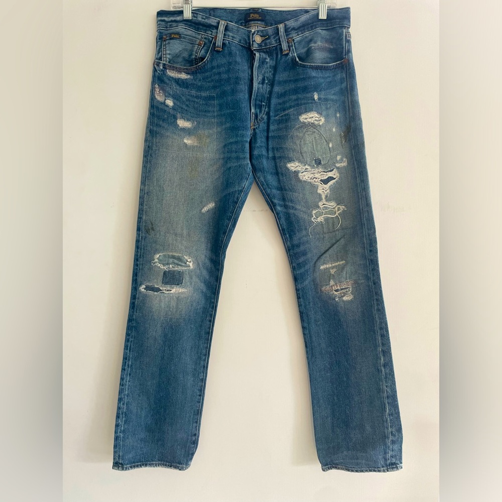 Polo Ralph Lauren distressed men’s denim jeans